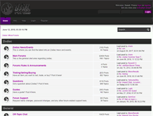 Tablet Screenshot of forums.zodiacdev.com